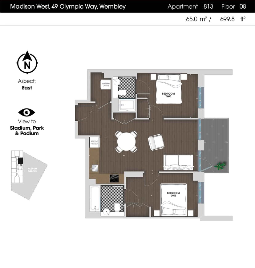 2 Bedroom Apartment - Image 91