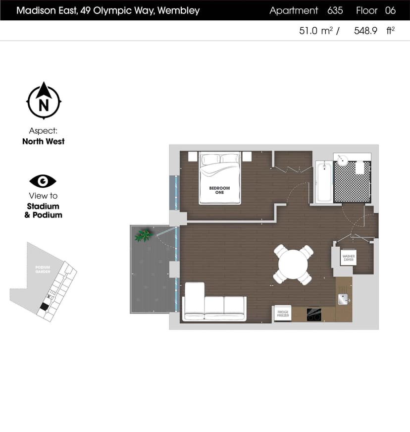 1 Bedroom Apartment - Image 41
