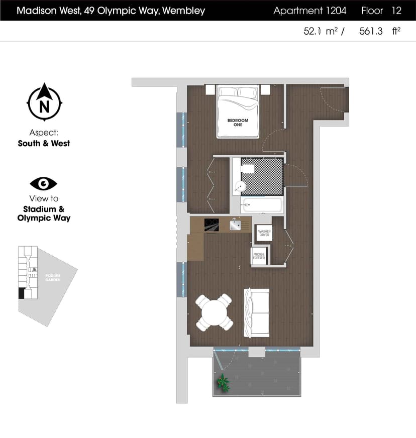 1 Bedroom Apartment - Image 142