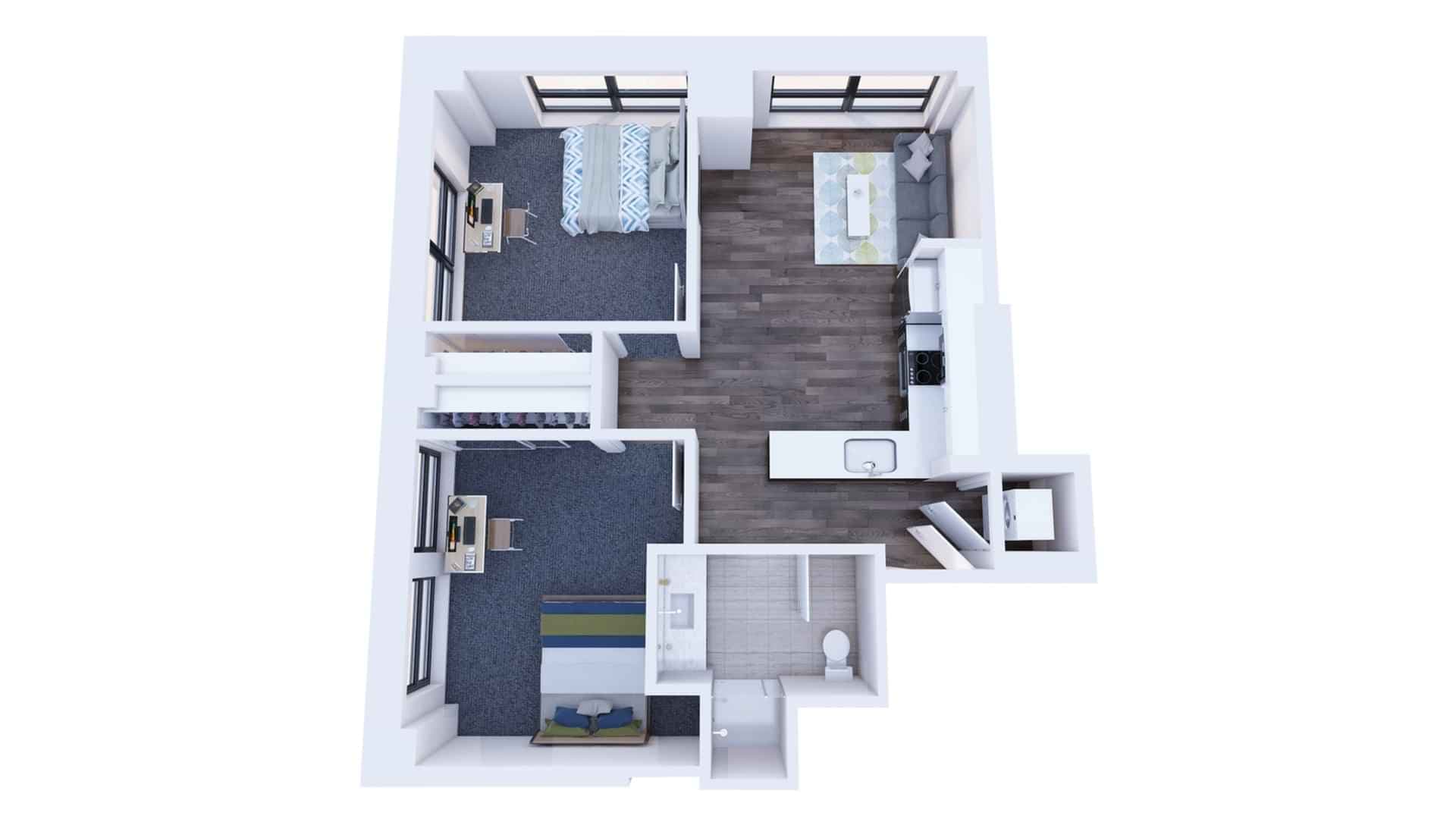 2 Bed 1 Bath(762 Sq.ft) - Image 10