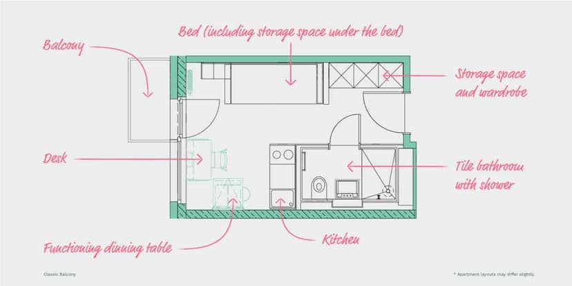 Studio - (Classic Balcony) - Image 6