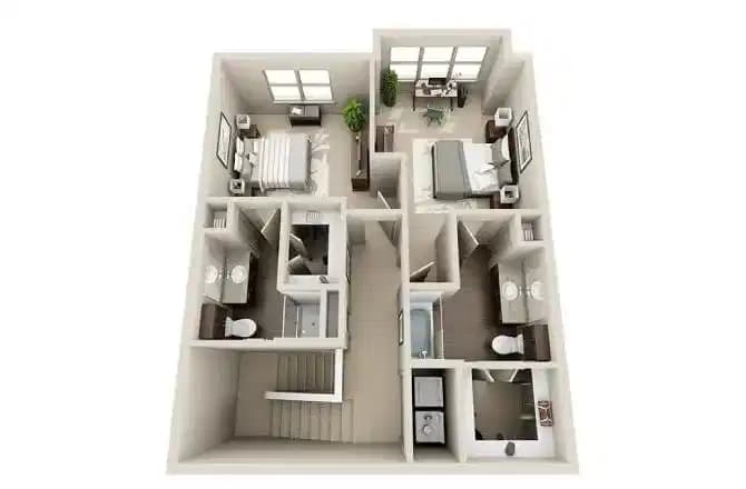 3 Bedrooms 3 Bathrooms