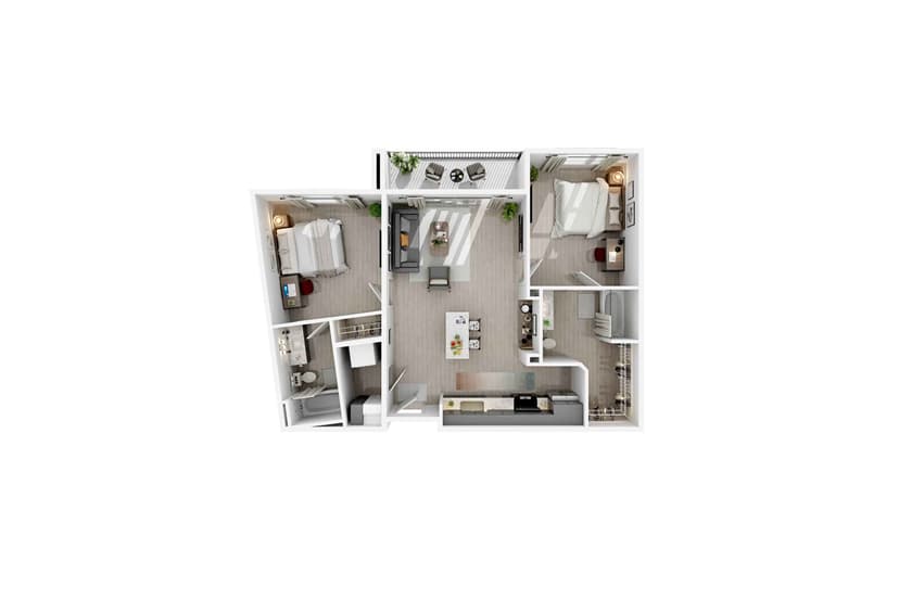 Private Room (2 bed 2 bath) - Image 3