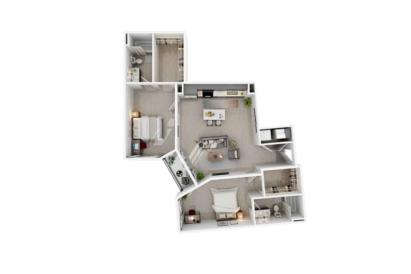 Private Room (2 bed 2 bath) - Image 2