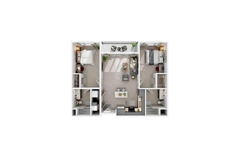 Private Room (2 bed 2 bath) - Image 5