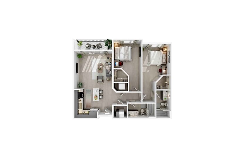 Private Room (2 bed 2 bath) - Image 4