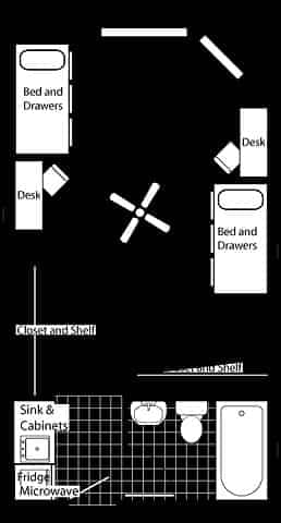 Private Room - Shared Bath (2 Bed - 1 Bath) - Image 3