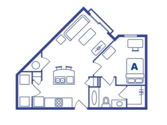 1 Bedroom 1 Bathroom